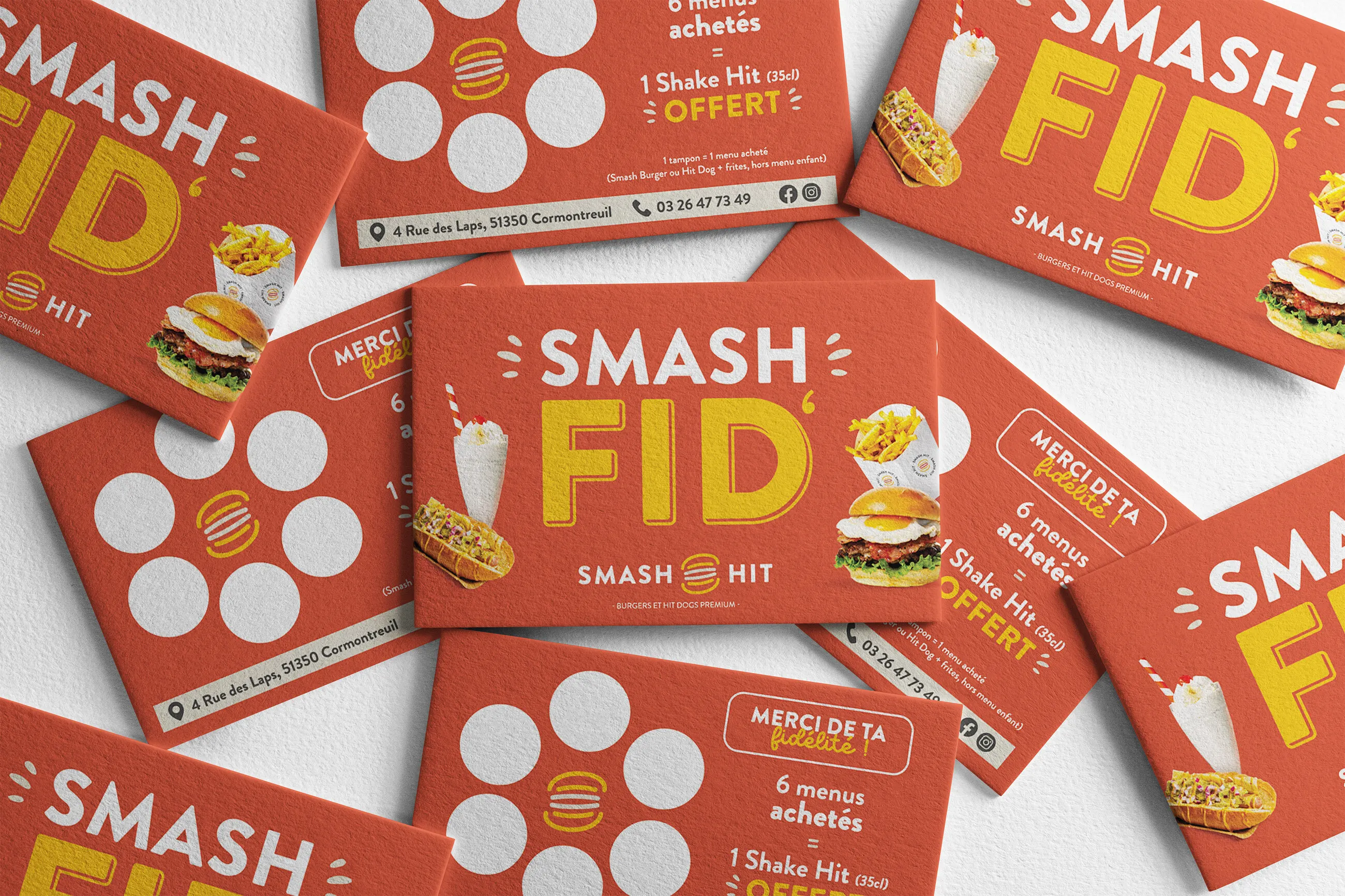 Cartes de fidélité « Smash Fid »