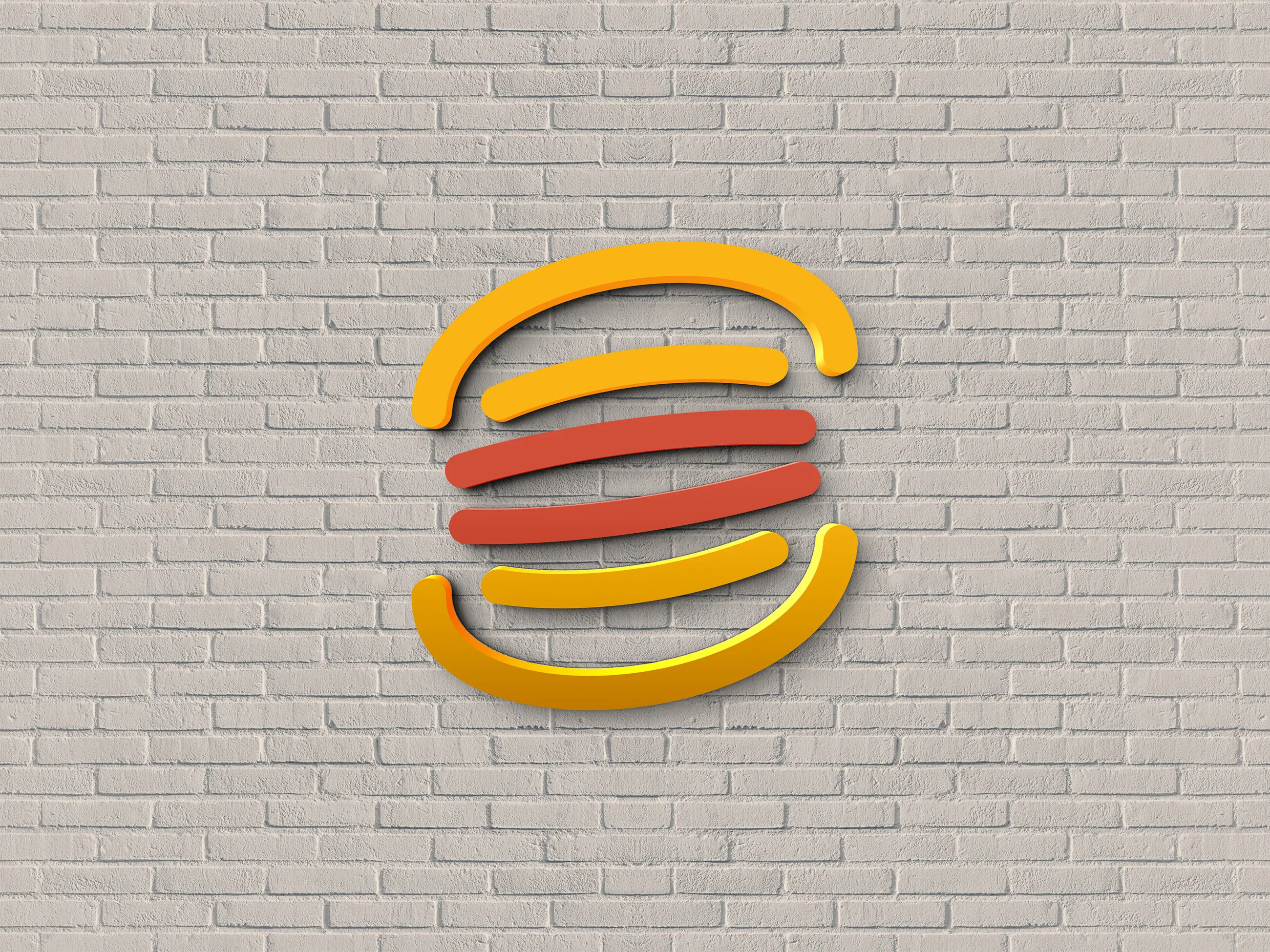 Logo Smash Hit en volume sur un mur de briques