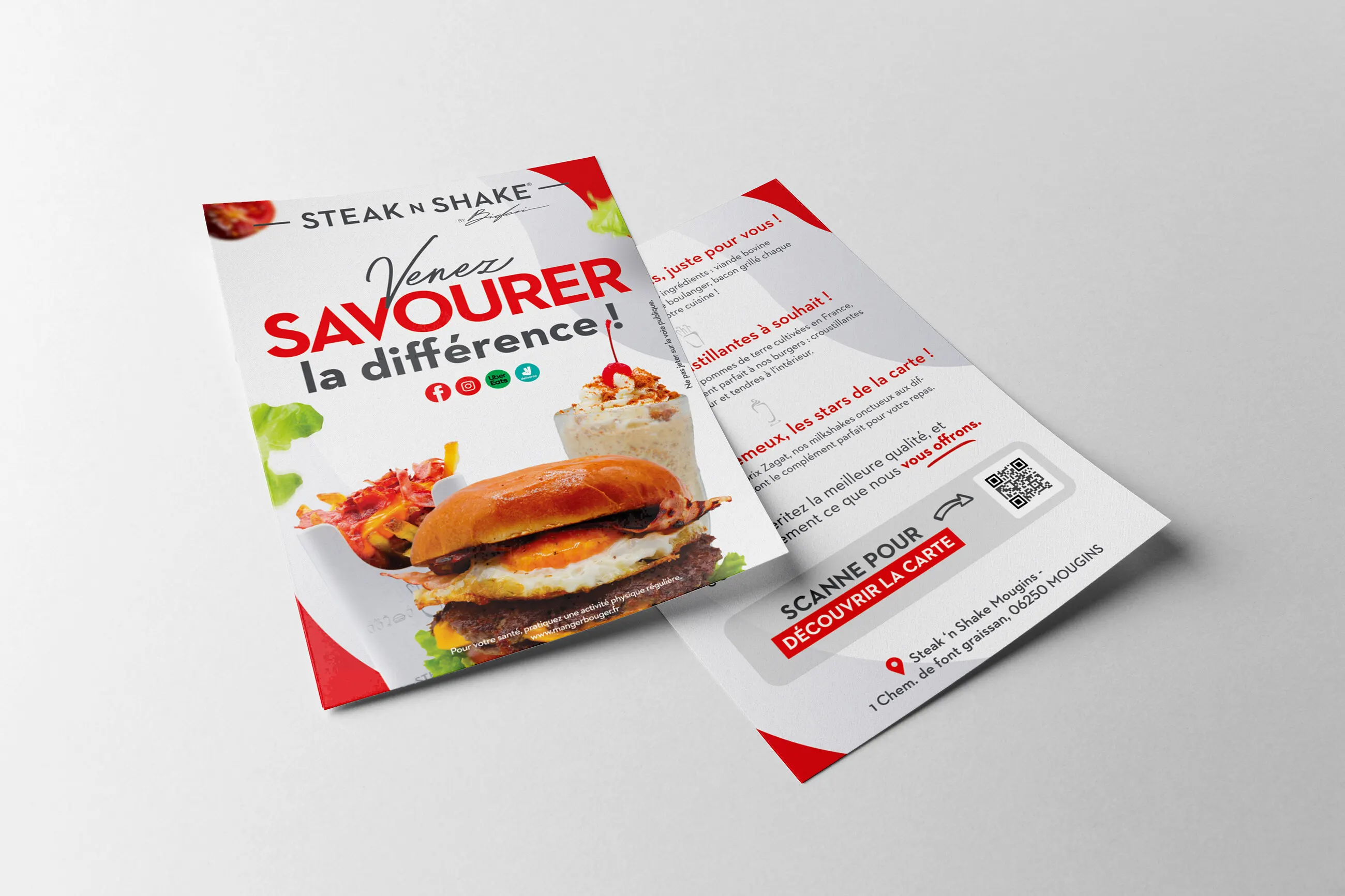 Flyer Steak’n Shake « Savourer la différence »